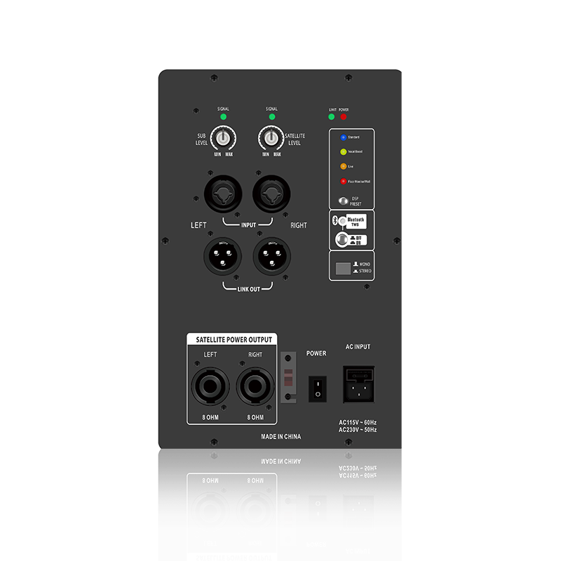 DSP1903: 4 Mod EQ Pratetap Tersuai 2.1CH Pembesar Suara Tatasusunan Linear Modul Fungsi DSP Berasaskan ADAU1701