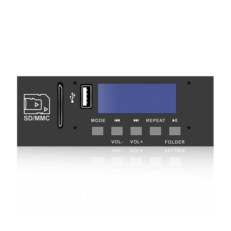 LCD6220: Lima Butang SD/USB Penyambung Skrin LCD Pemain MP3 dengan Bluetooth, TWS