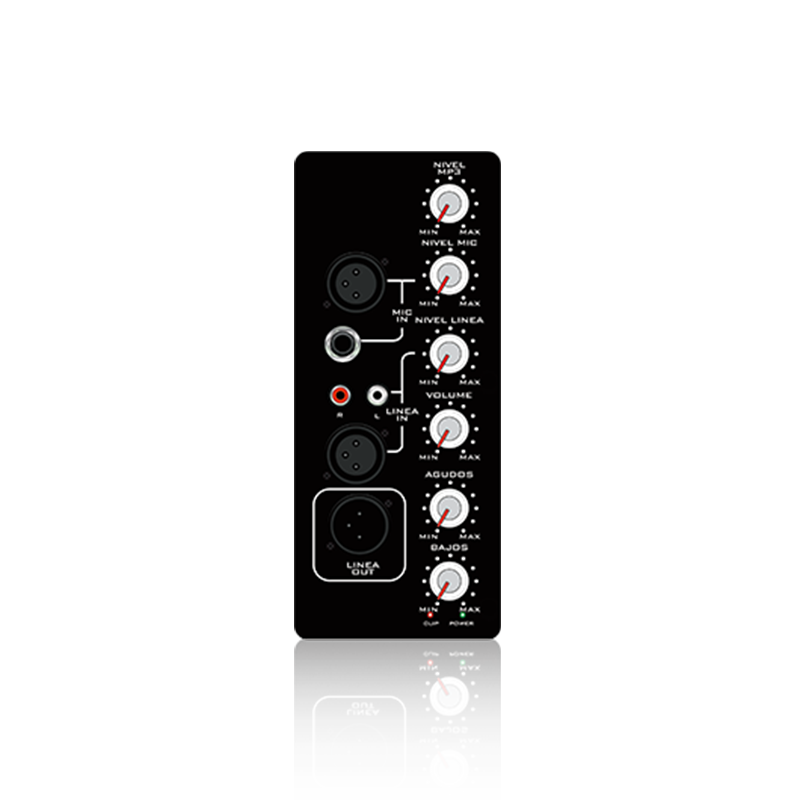 SP2: Kawalan EQ Treble dan Bass dan Campurkan Modul Fungsian Analog Menegak