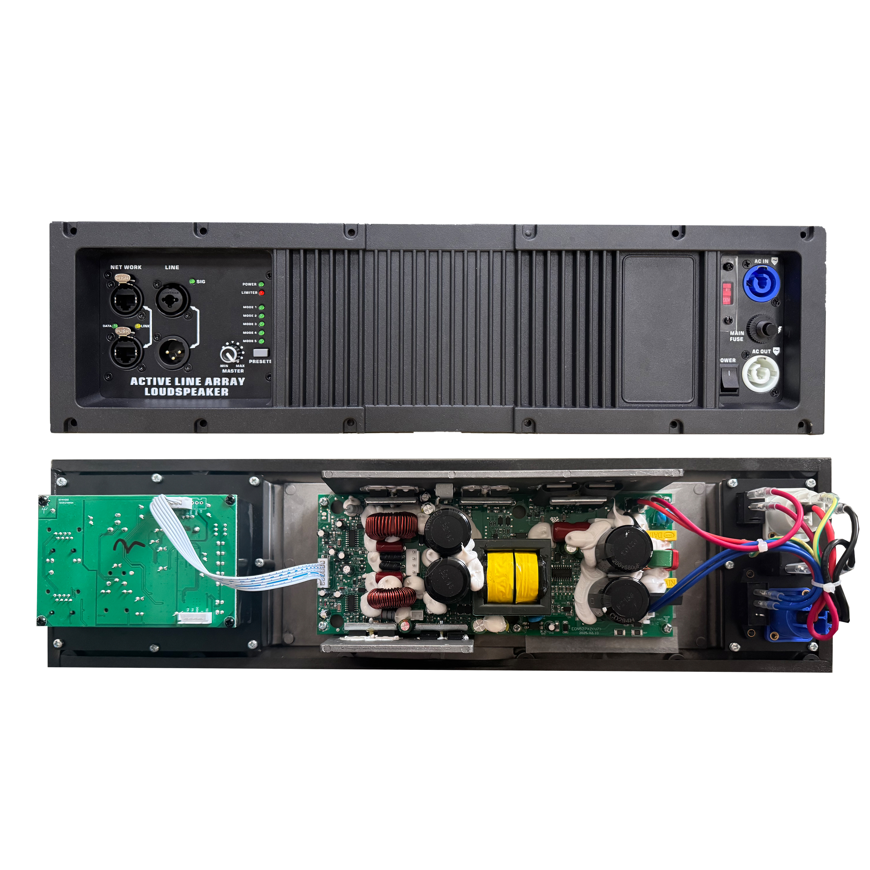 Penguat Sistem Tatasusunan Talian HG485-212 Aktif dengan Penyambung RJ45